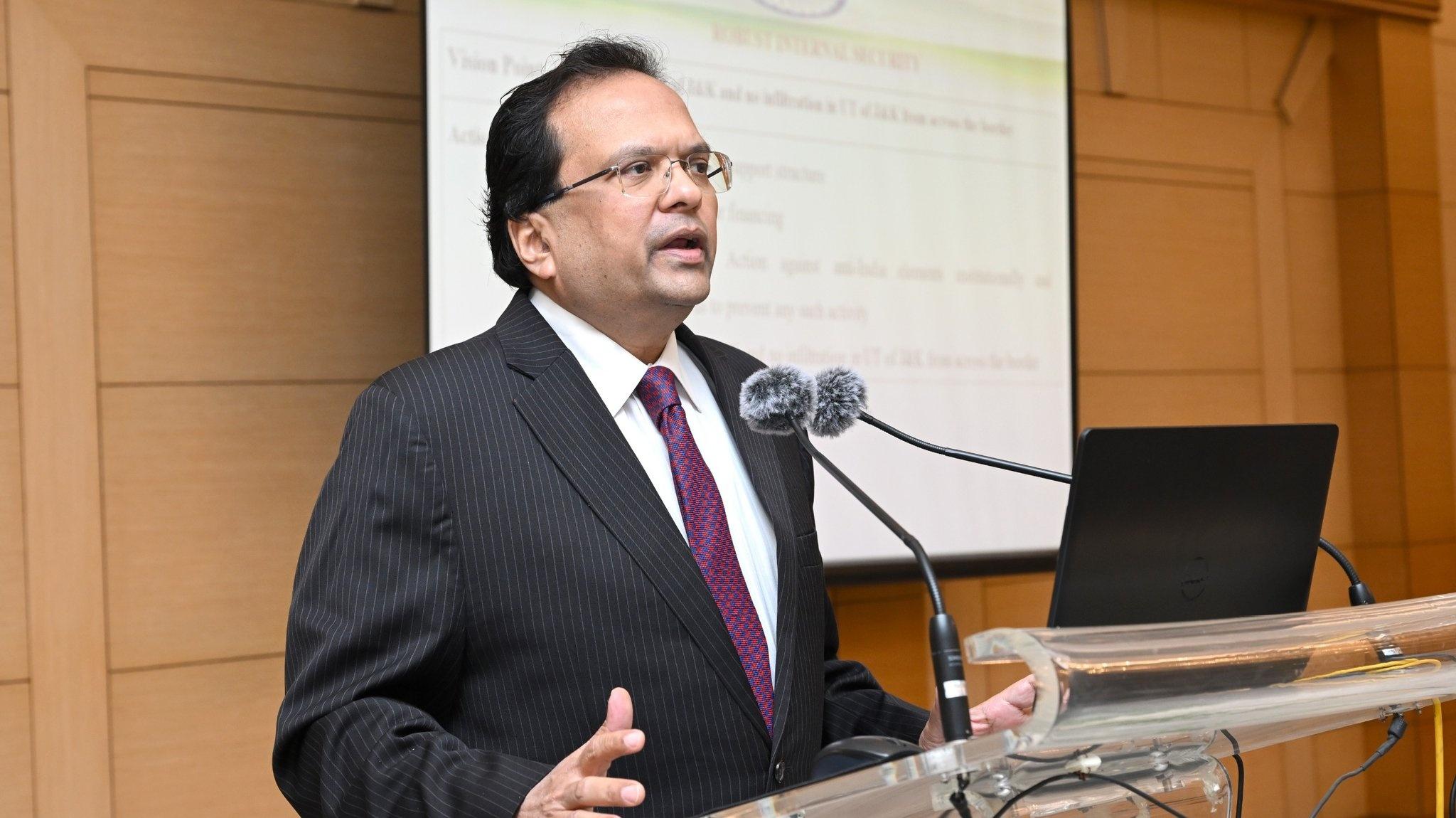 Union Home Secretary arrives in Srinagar to review Amarnath Yatra security preparedness