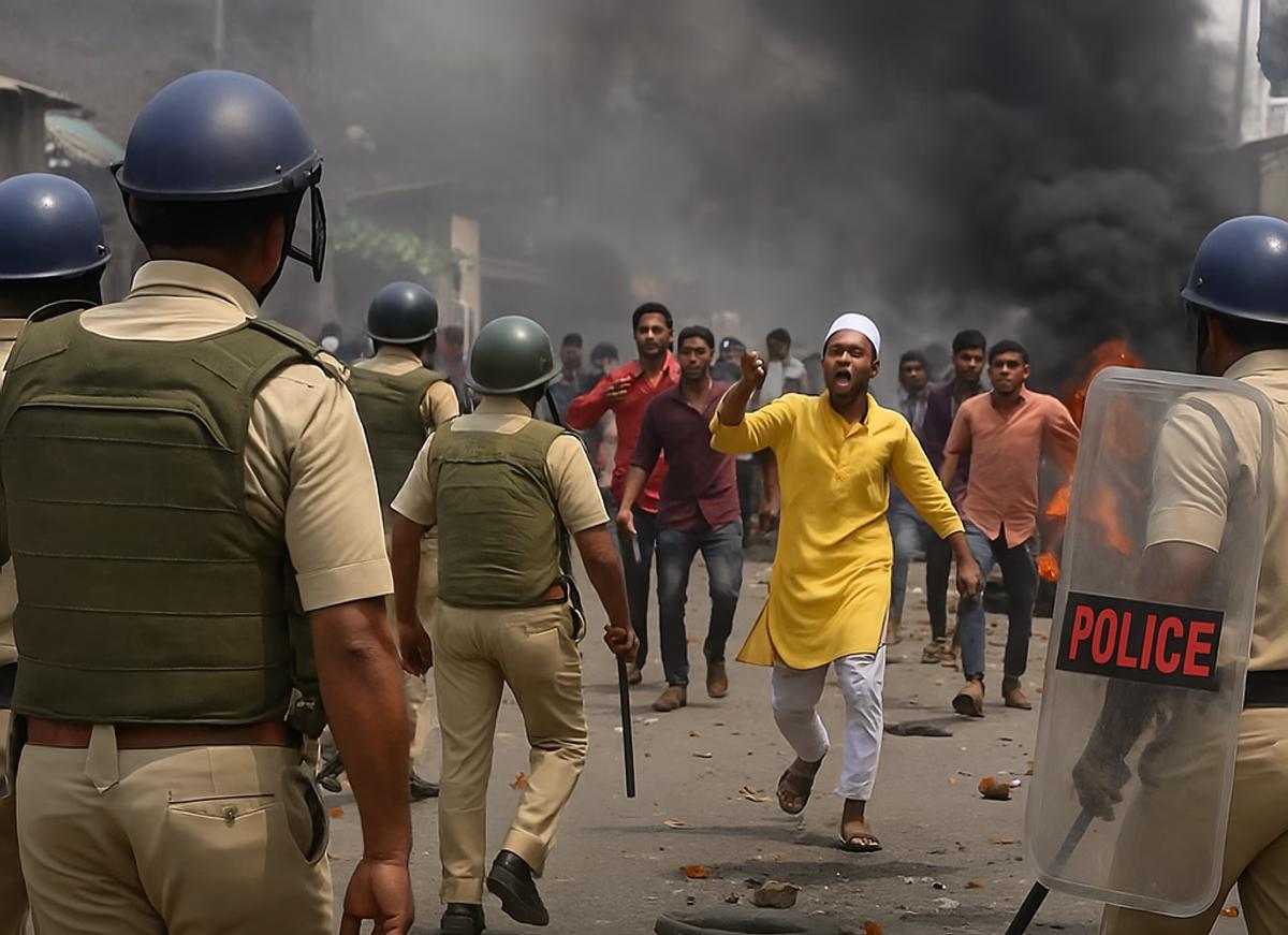 Murshidabad violence Waqf Act protest West Bengal