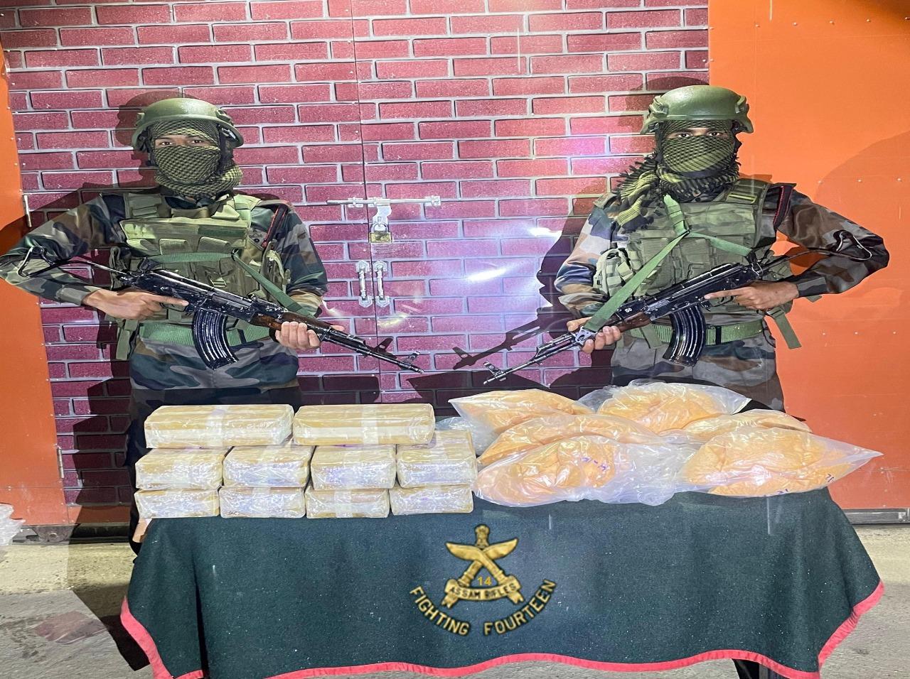 Assam Rifles seizes drugs valued at Rs 37 crore in Mizoram