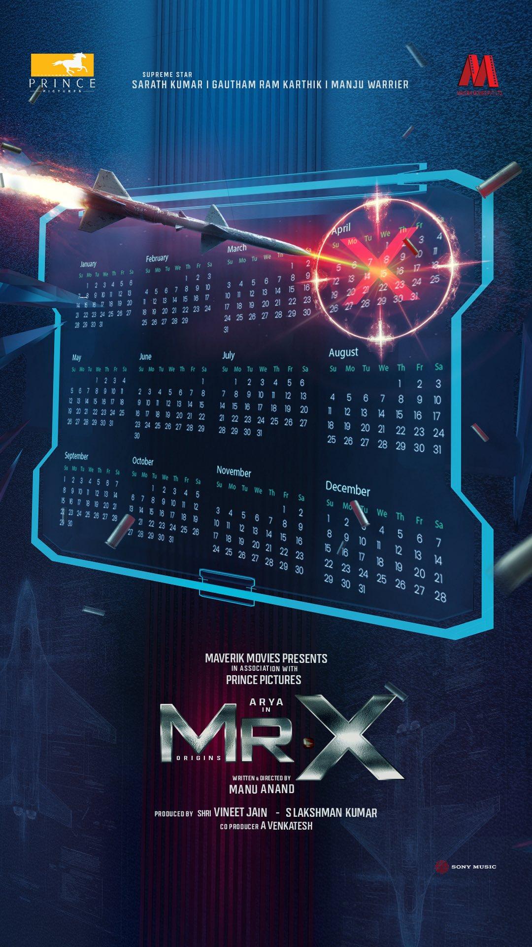 Arya, Gautham Karthik, Manju Warrier-starrer 'Mr X' to hit screens in April!