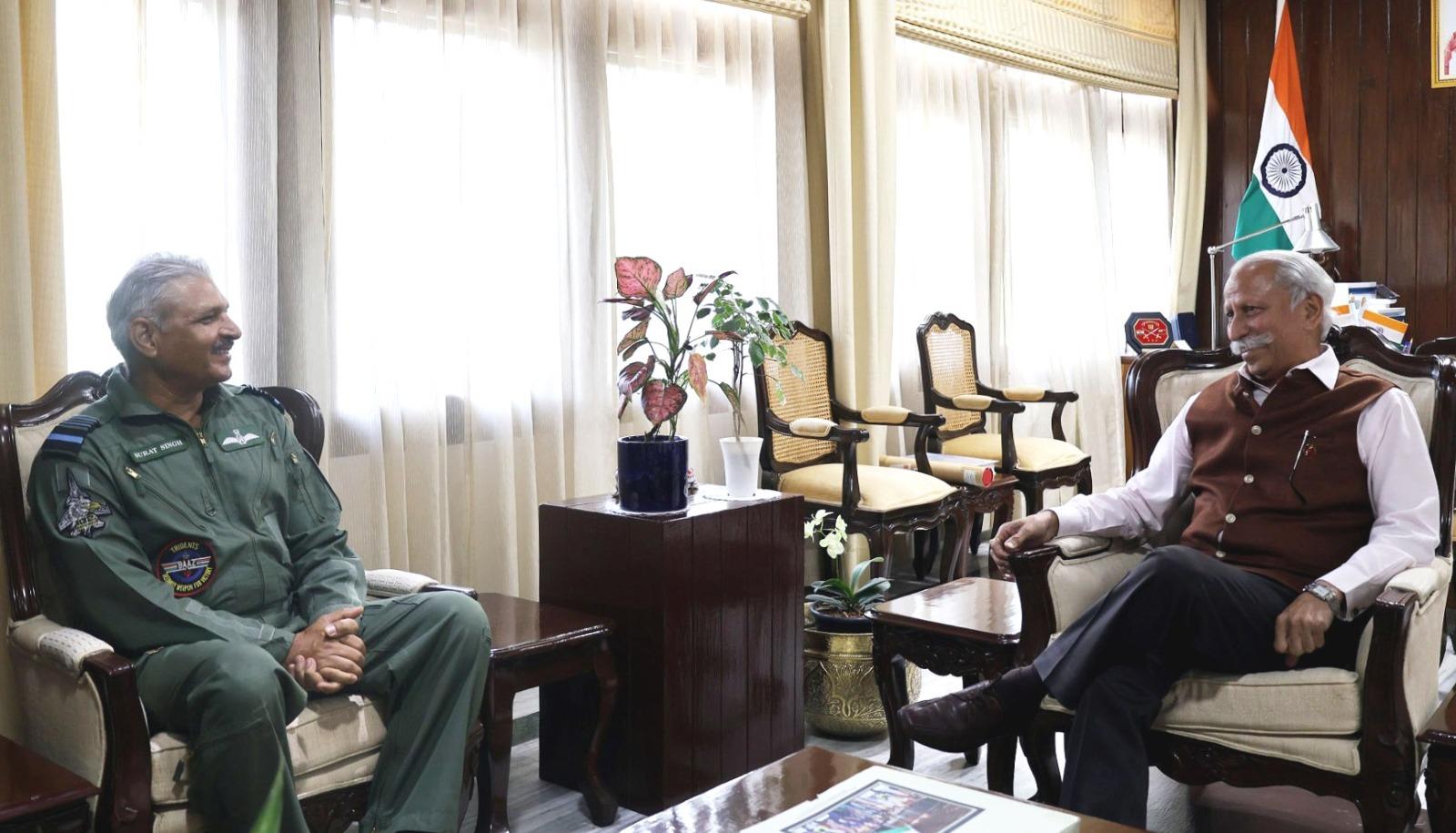 Eastern Air Command chief meets Arunachal Governor, discuss security issues