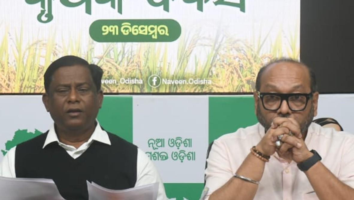 BJD warns of statewide agitation over paddy procurement mess