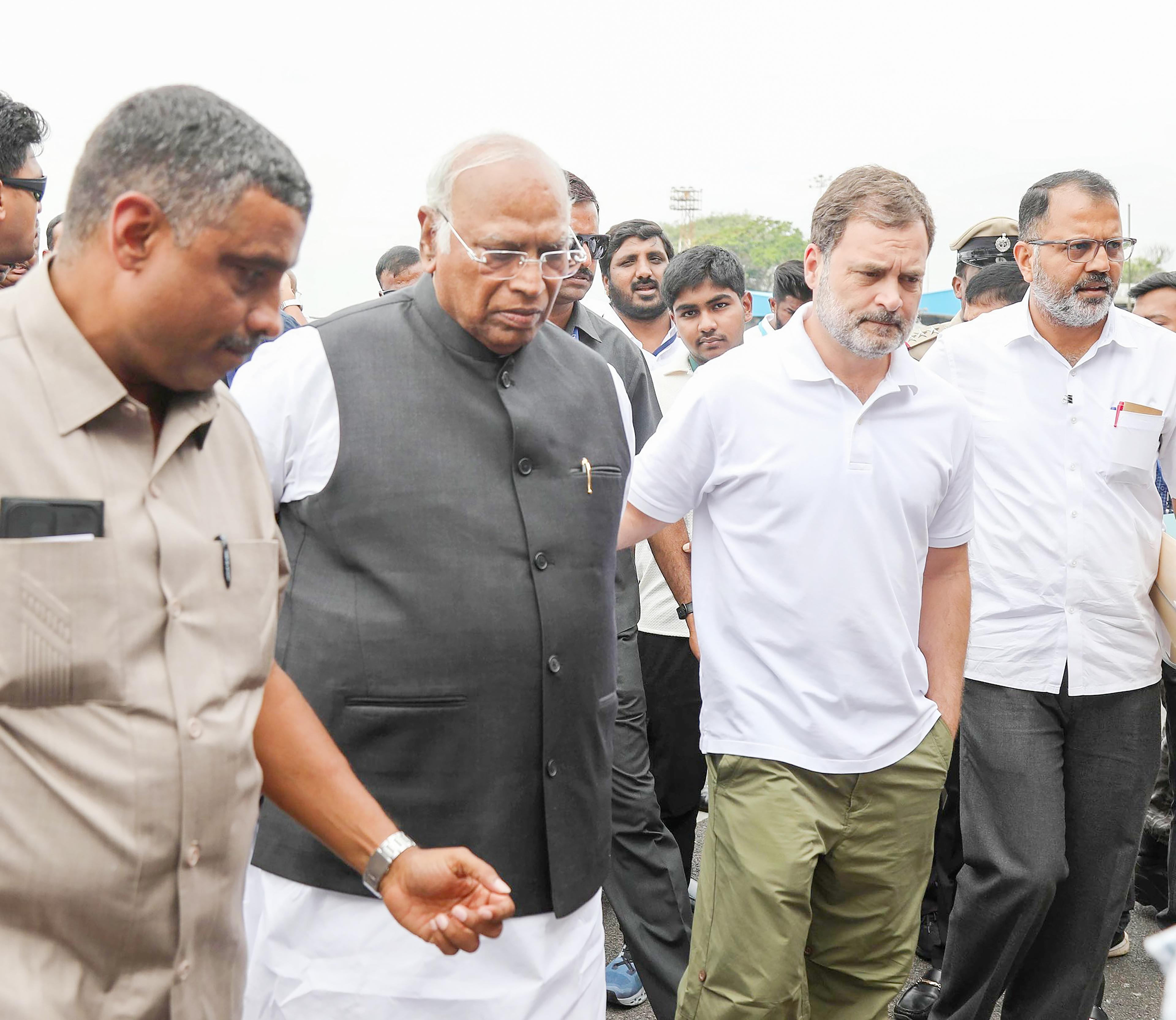LoP Gandhi, Kharge vow to fight for tribals’ rights