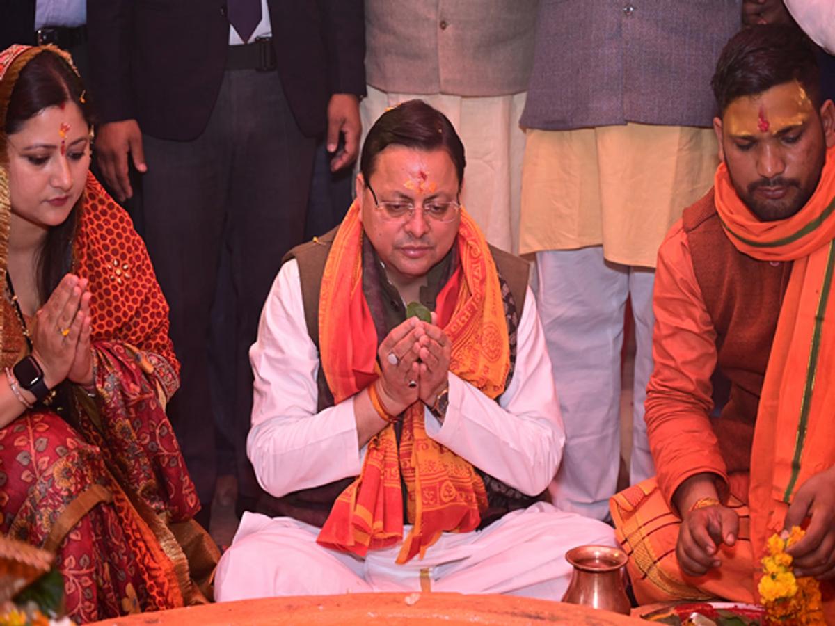 CM Pushkar Dhami wishes peace