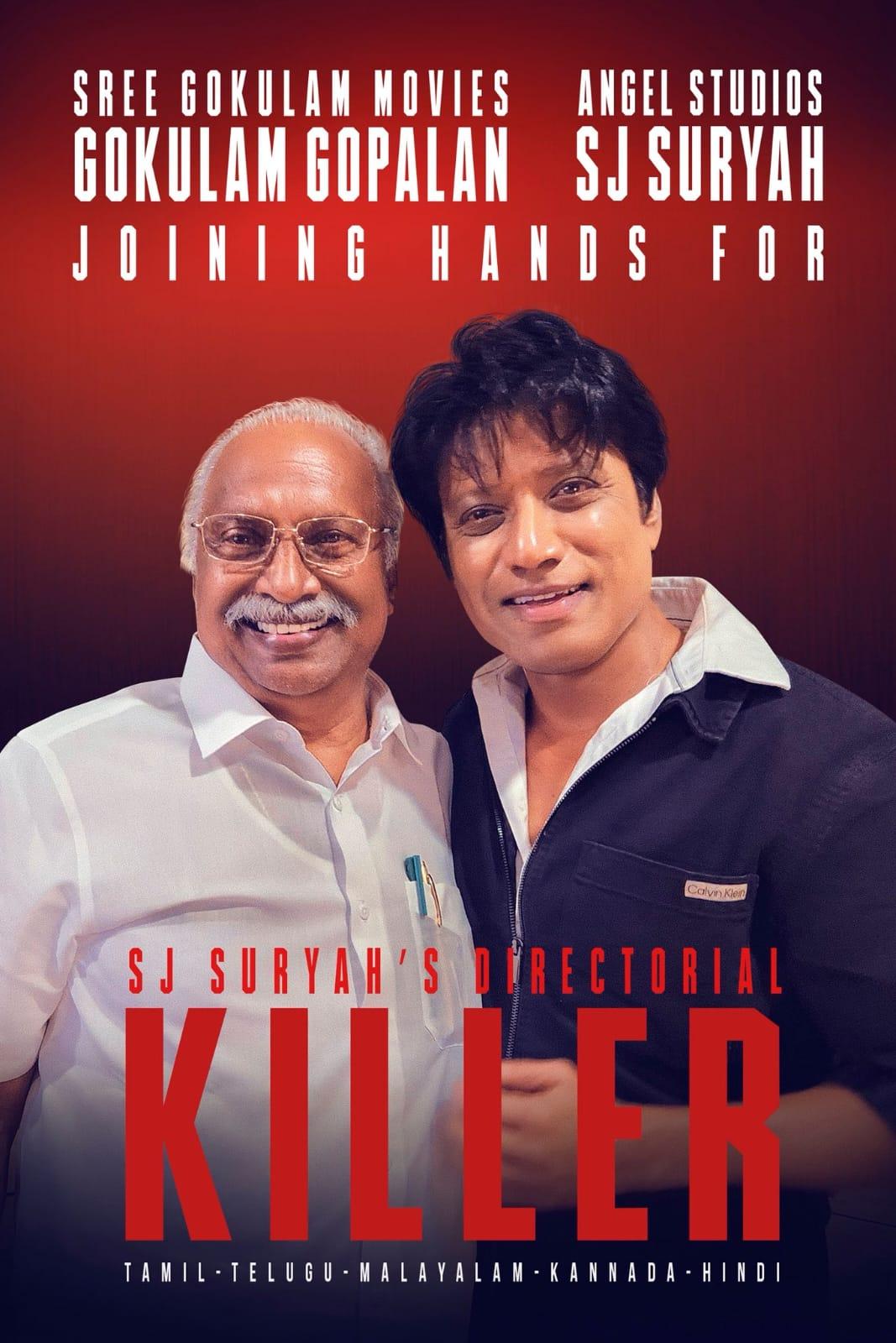 S J Suryah returns to direction with 'Killer'!