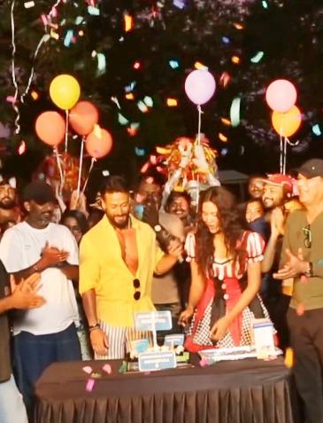 Tiger Shroff celebrates Sonam Bajwa’s ‘first step’ into Hindi cinema on the sets of ‘Baaghi 4’