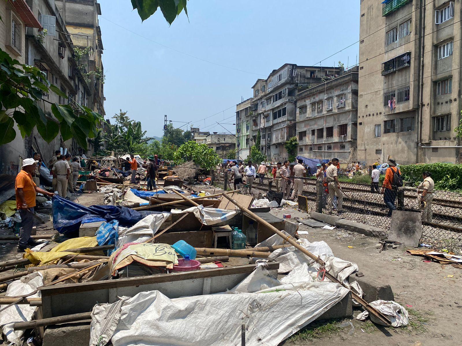 NF Railway demolishes 29 unauthorised structures in Guwahati