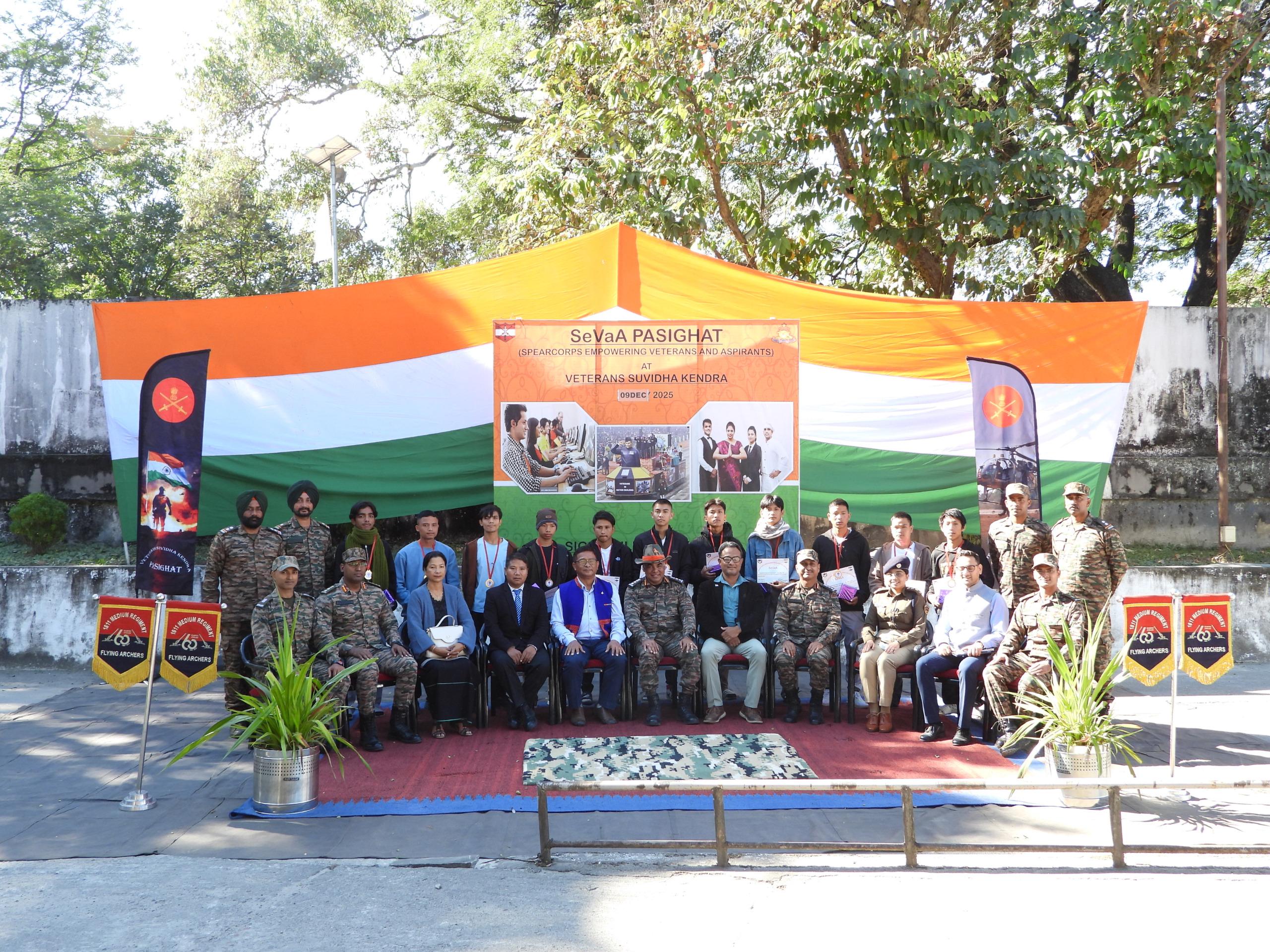 Spear Corps felicitates 15 newly selected Agniveers at Pasighat, Arunachal Pradesh