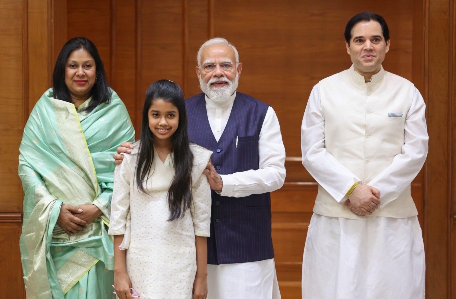 Varun Gandhi meets PM Modi with family, calls him 'true guardian' of nation