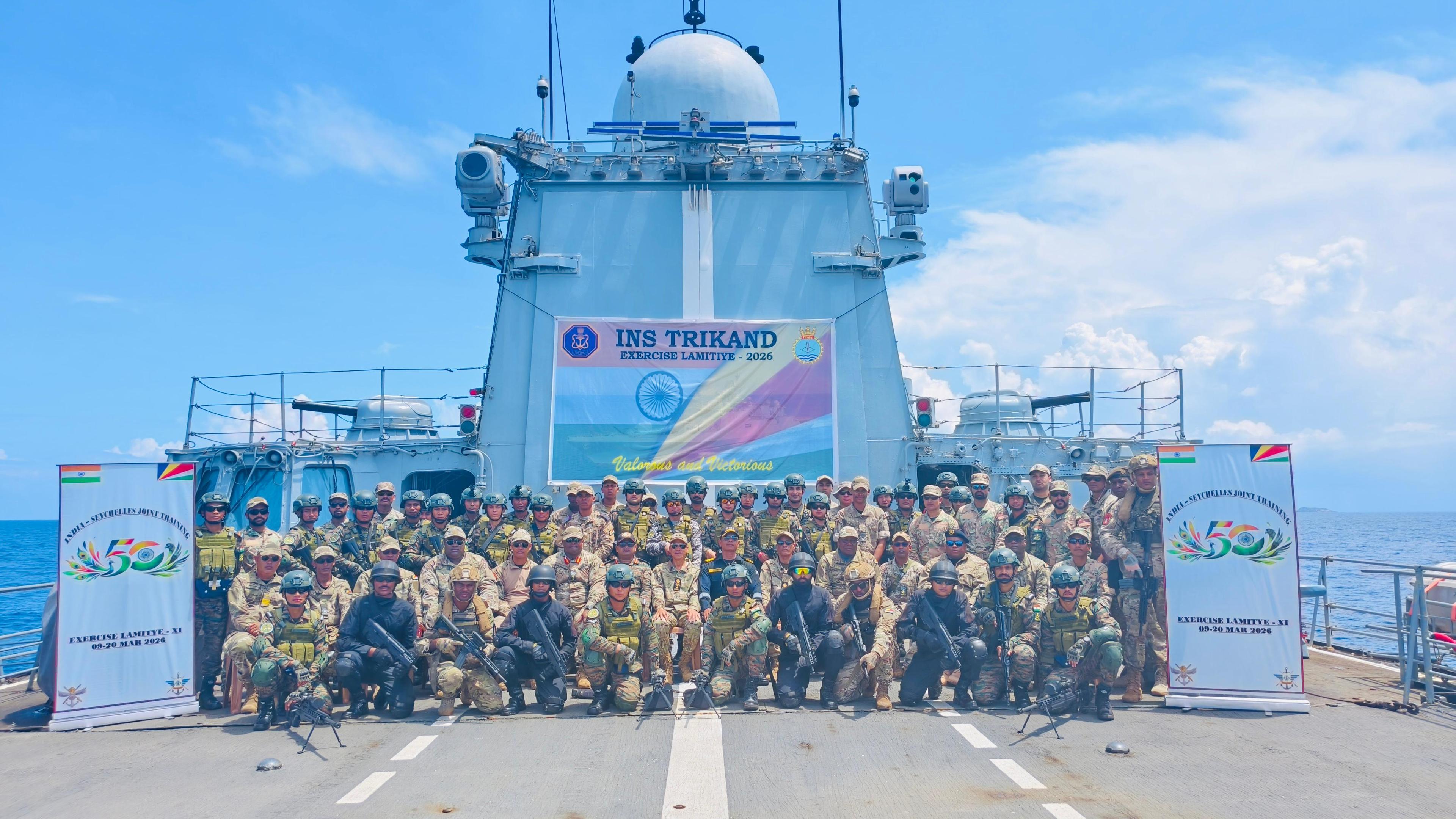 INS Trikand concludes Seychelles visit, boosts defence ties with Exercise Lamitiye debut
