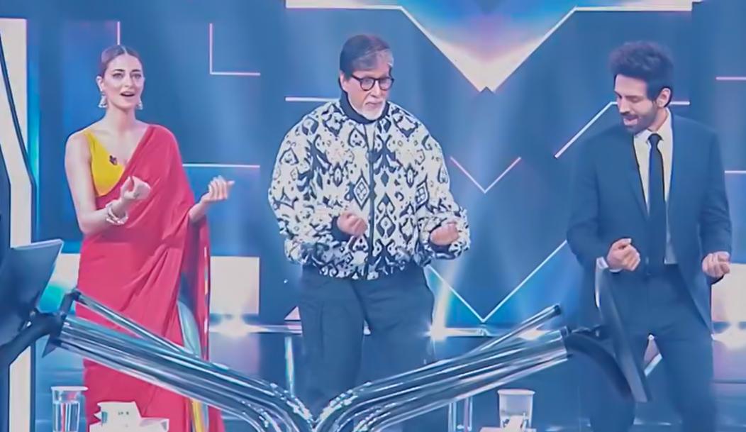 KBC: Kartik Aaryan asks Amitabh Bachchan if Jaya Bachchan knows his mobile password