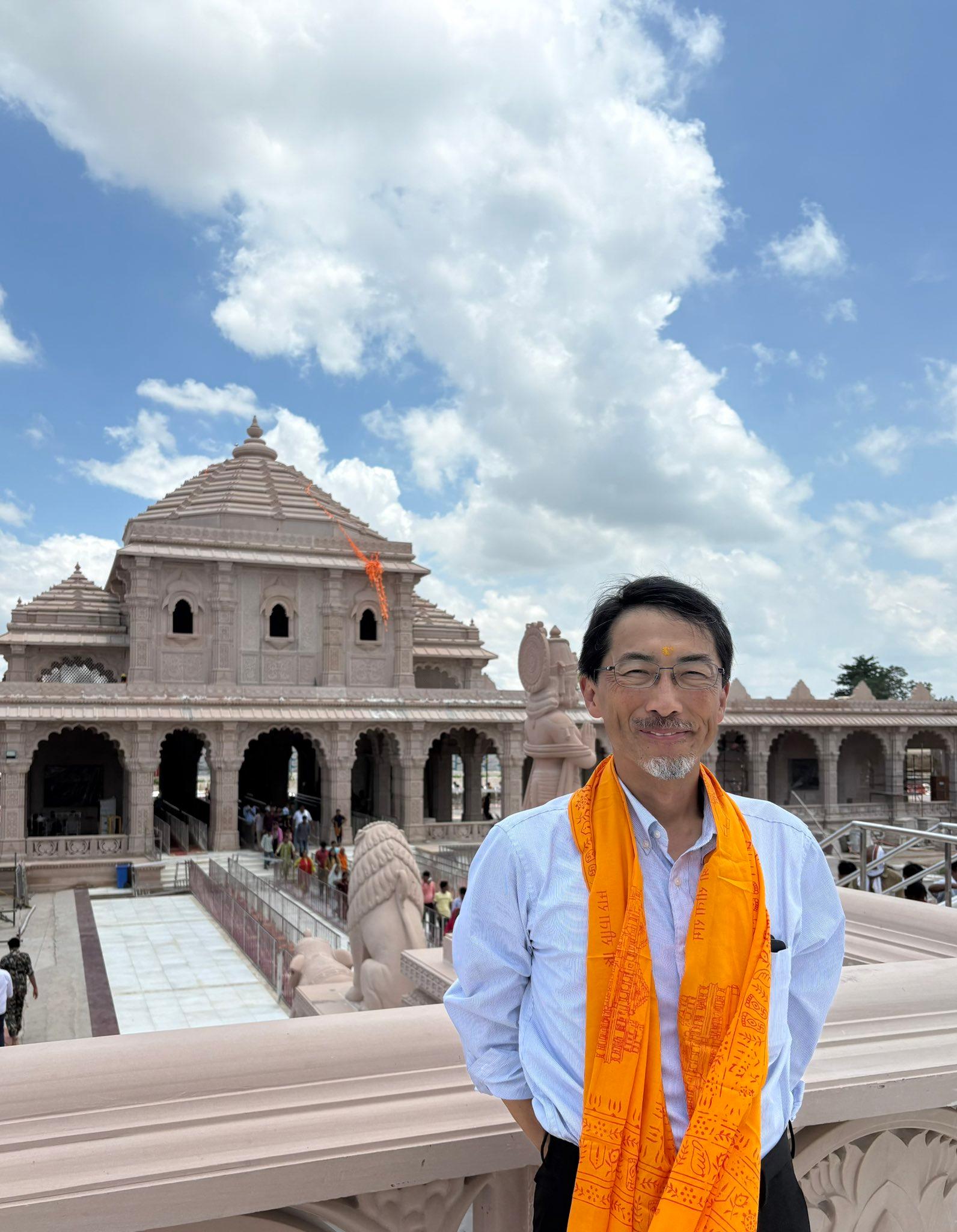 Japanese Ambassador visits Ayodhya, offers prayers at Ram Janmabhoomi temple