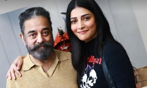 Shruti Haasan says 'It ain't new years without Appa hugs' as she poses with Kamal Haasan