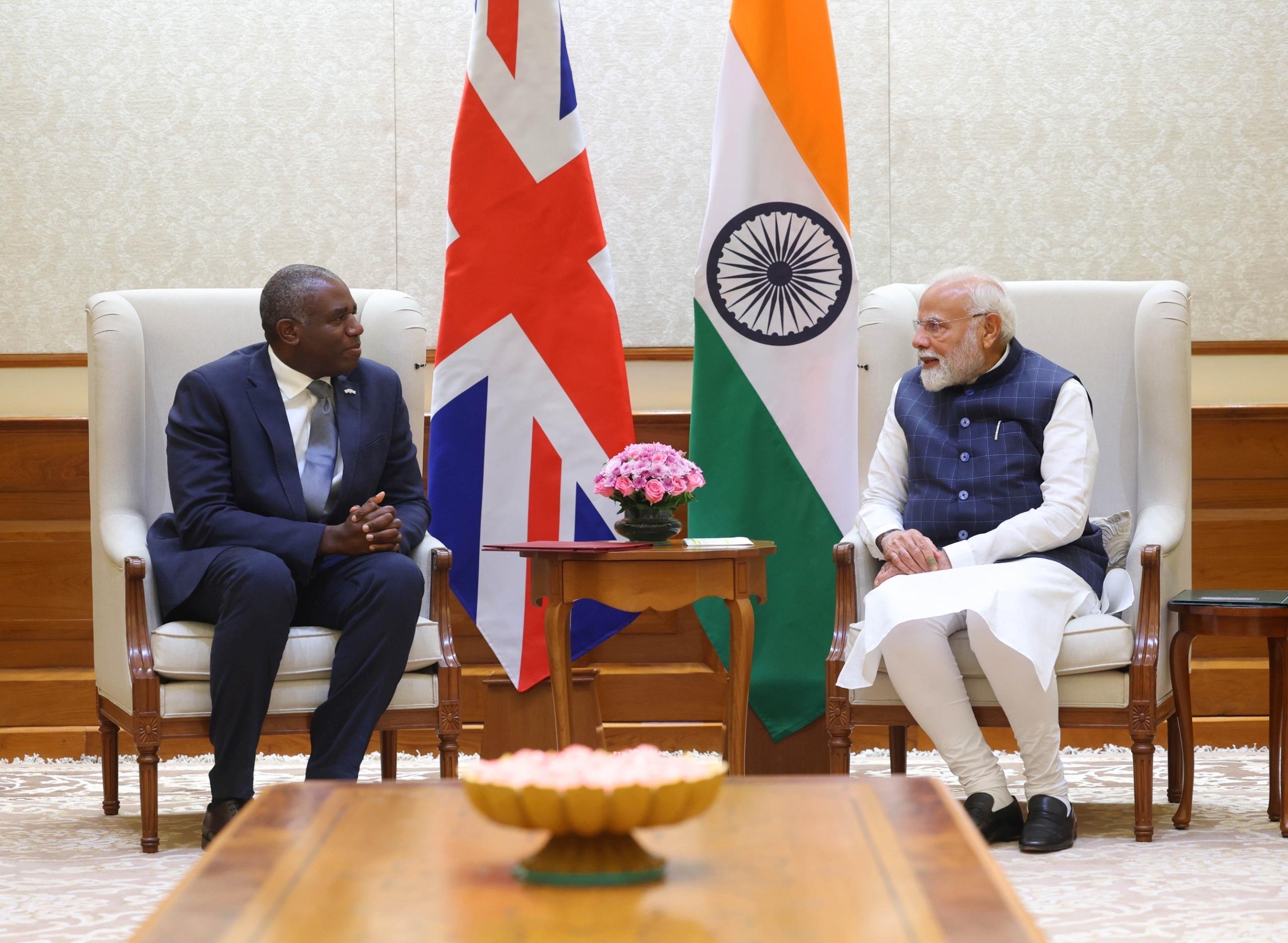 UK Foreign Secy meets PM Modi, expresses support for India's fight against cross border terrorism