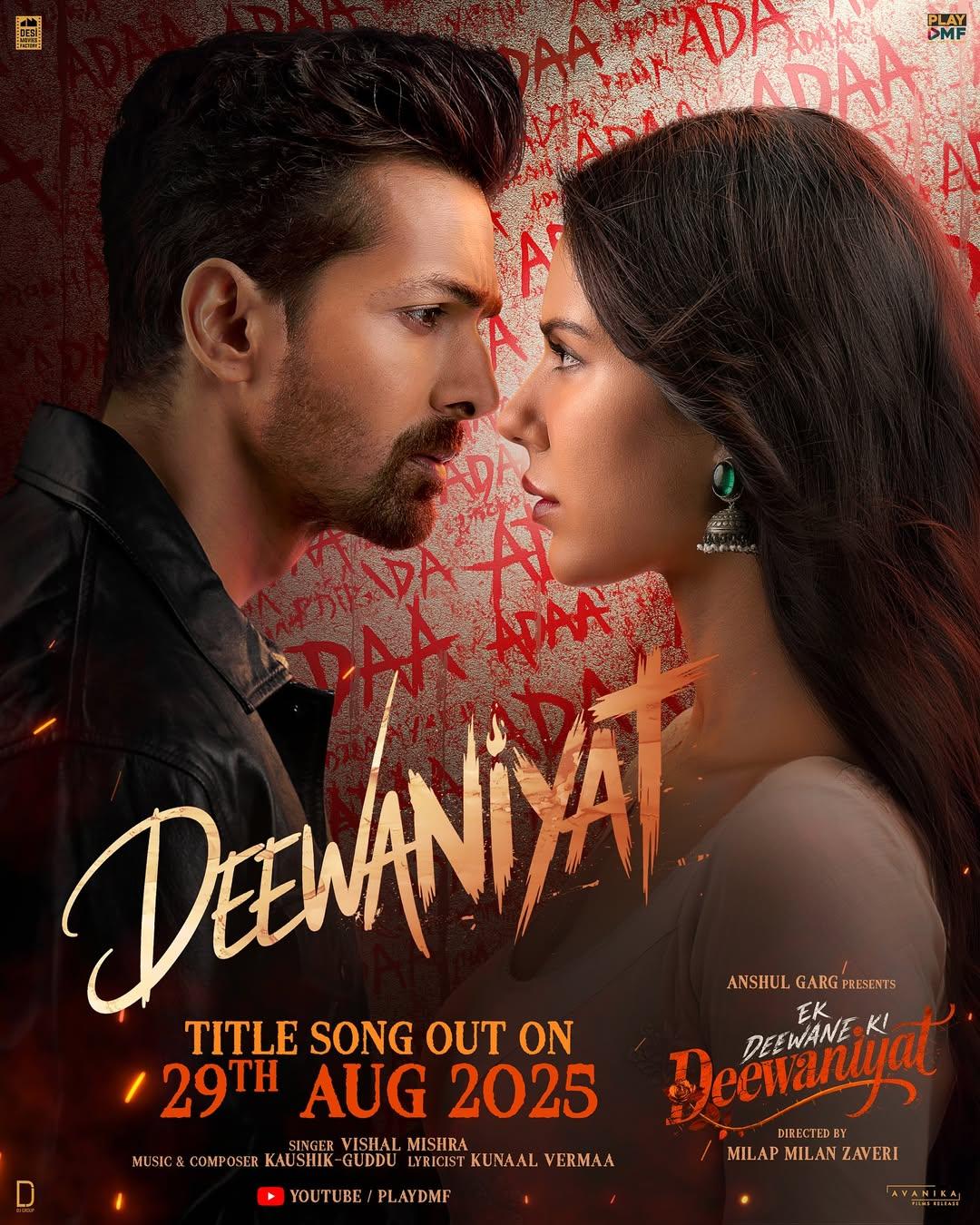 Singer Vishal Mishra believes that the title track for Ek Deewane KI Deewaniyat 'speaks for itself'