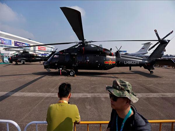 Z-20 helicopter at display during the Zhuhai Air Show 2024