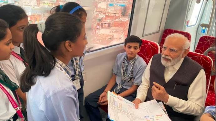 Namo Bharat train inauguration ride