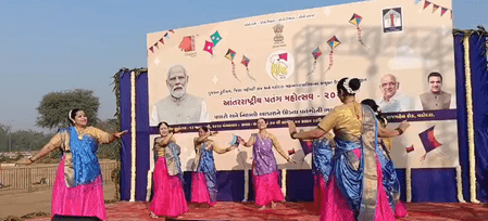 International Kite Festival: Kite flyers from across the globe mesmerise audience in Vadodara
