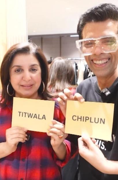 Farah Khan gets into a fun banter with Karan Johar about classy vs massy