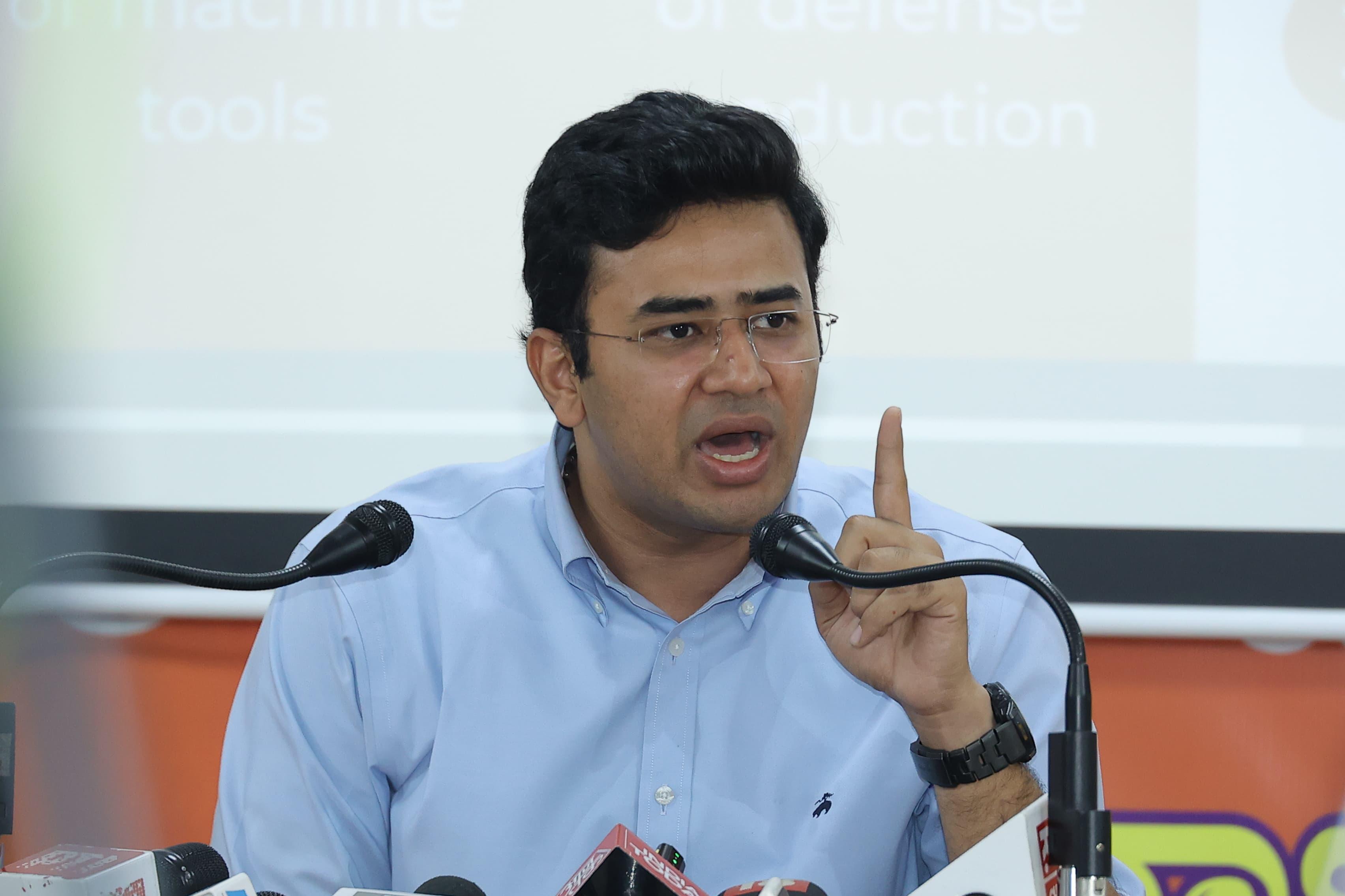 Will resolve Bengaluru’s all issues, if given Dy CM Shivakumar’s power for 1 year: Tejasvi Surya