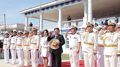 North Korea's Kim attends launch ceremony of repaired destroyer, plans to build more such warships