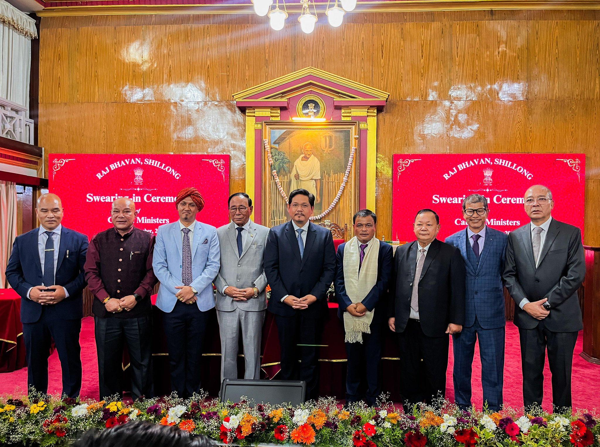 Eight MLAs take oath as ministers in Meghalaya cabinet