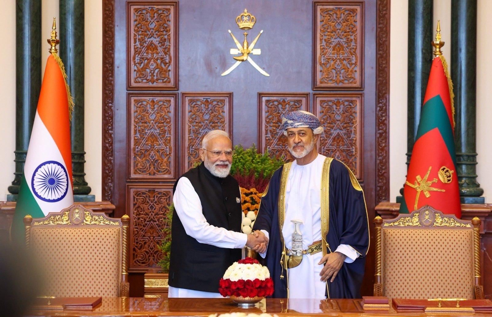 PM Modi and Oman Sultan hail maritime ties, multifaceted strategic partnership