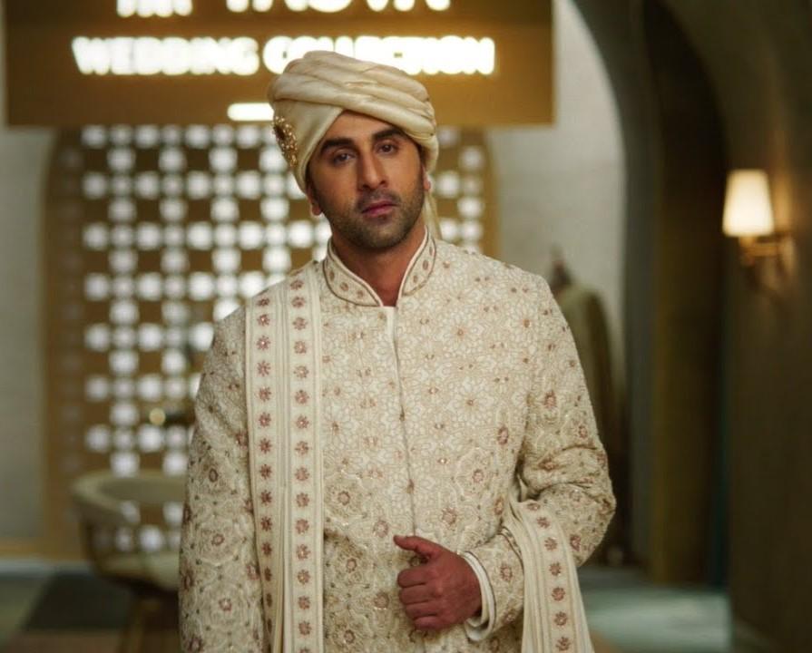 Ranbir Kapoor as Indian groom