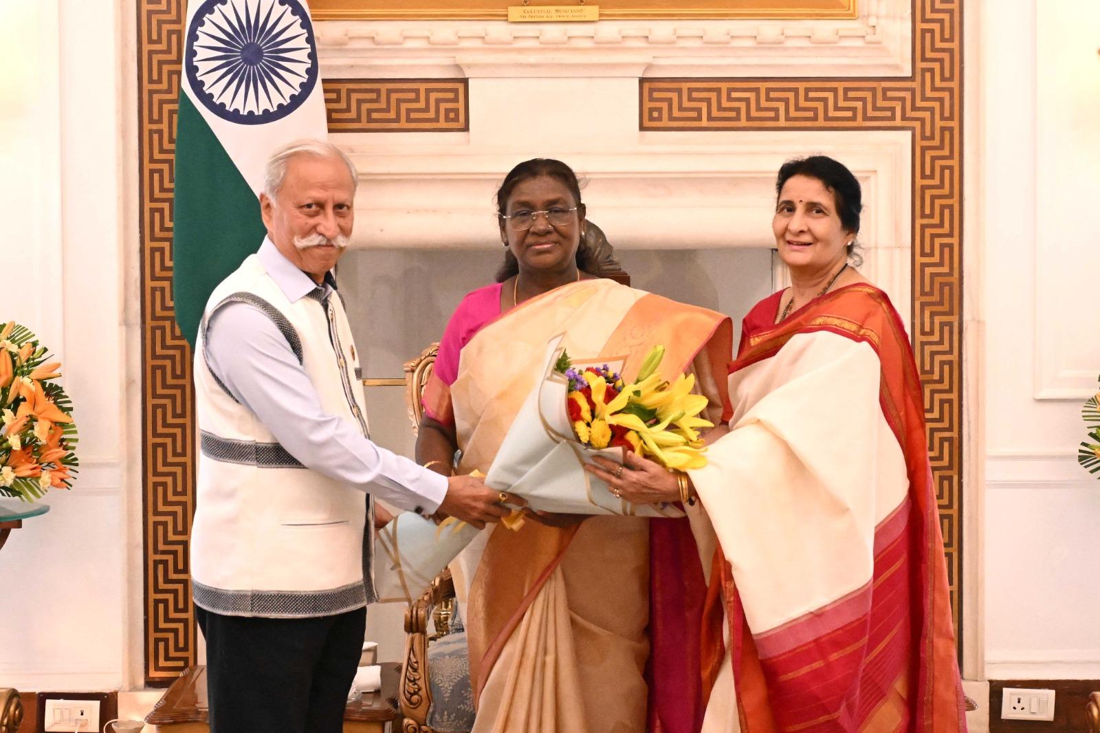 Arunachal Guv apprises President of key initiatives undertaken by state govt