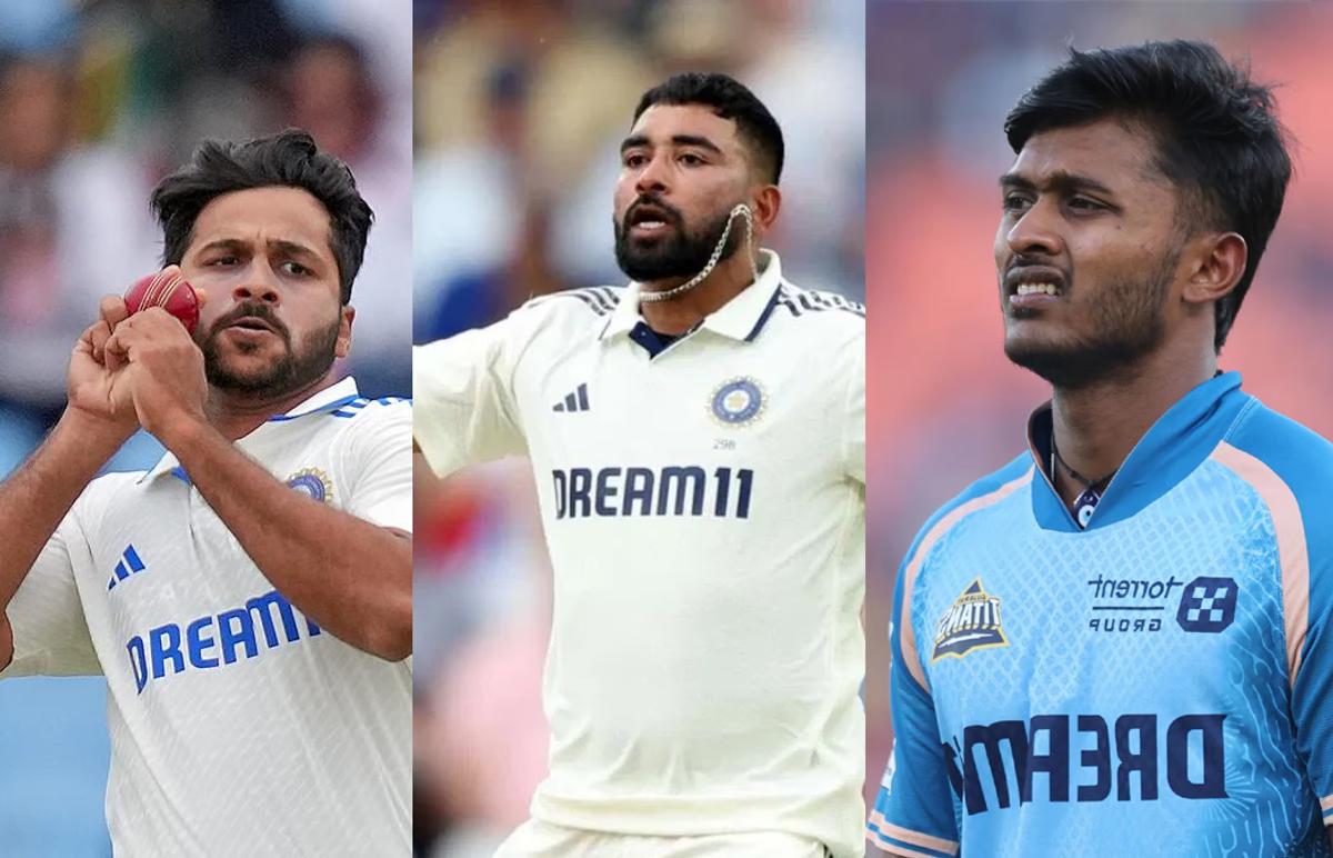 Shardul Thakur Mohammed Siraj Sai Sudharsan