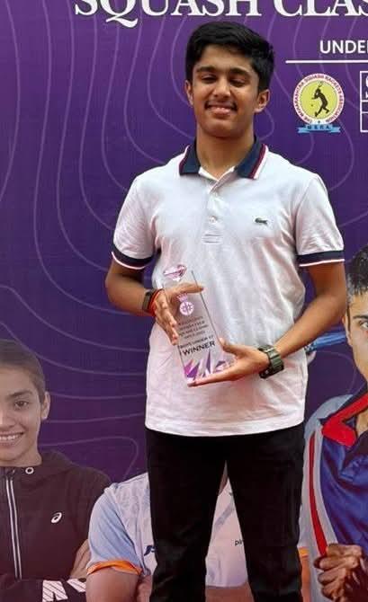 Yusha Nafees, Rudra Singh shine at Indian Junior Open Squash Championships