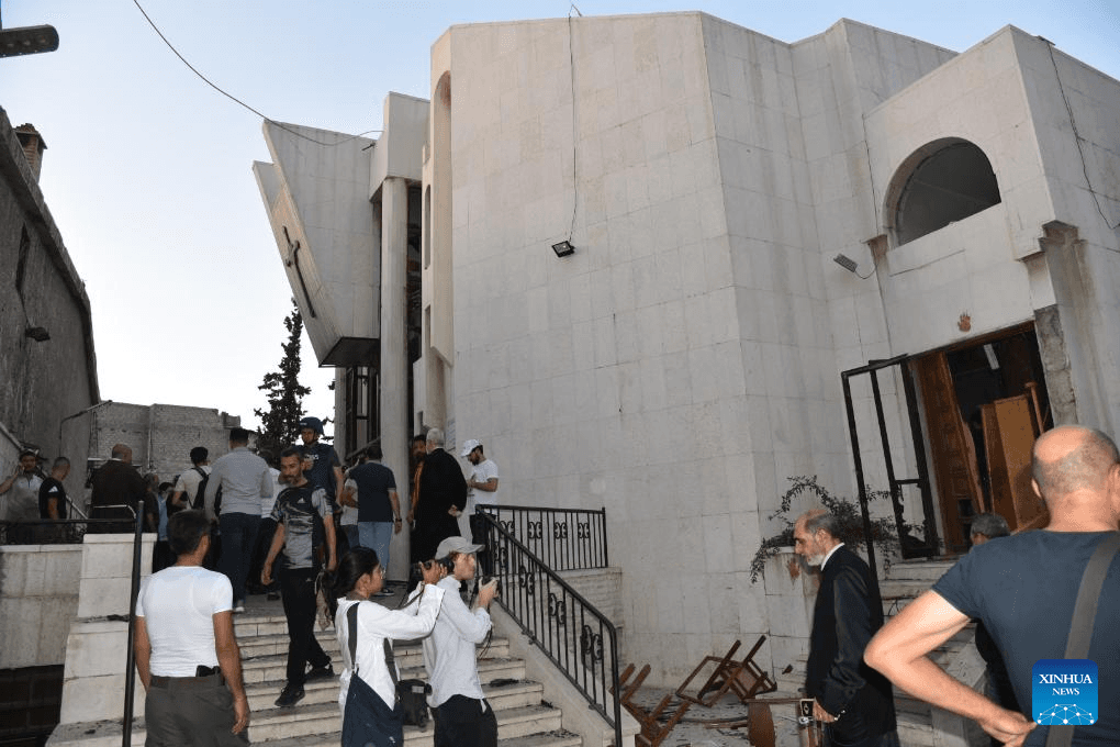 Suicide bombing kills at least 19 at Damascus church