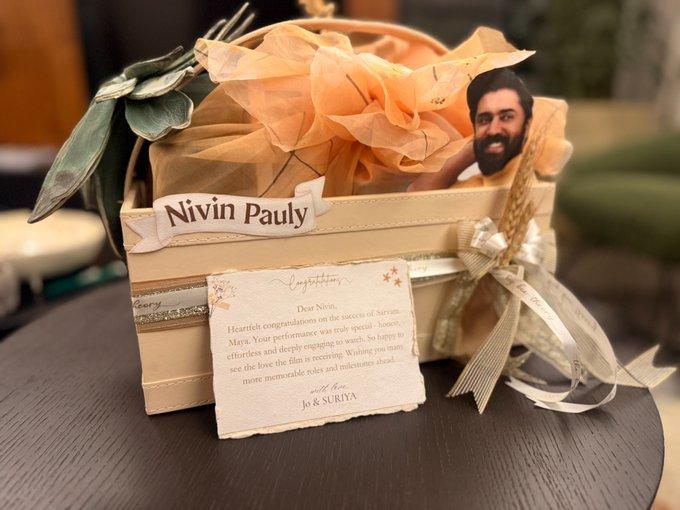 Nivin Pauly thanks Suriya, Jyothika for their loving gesture!