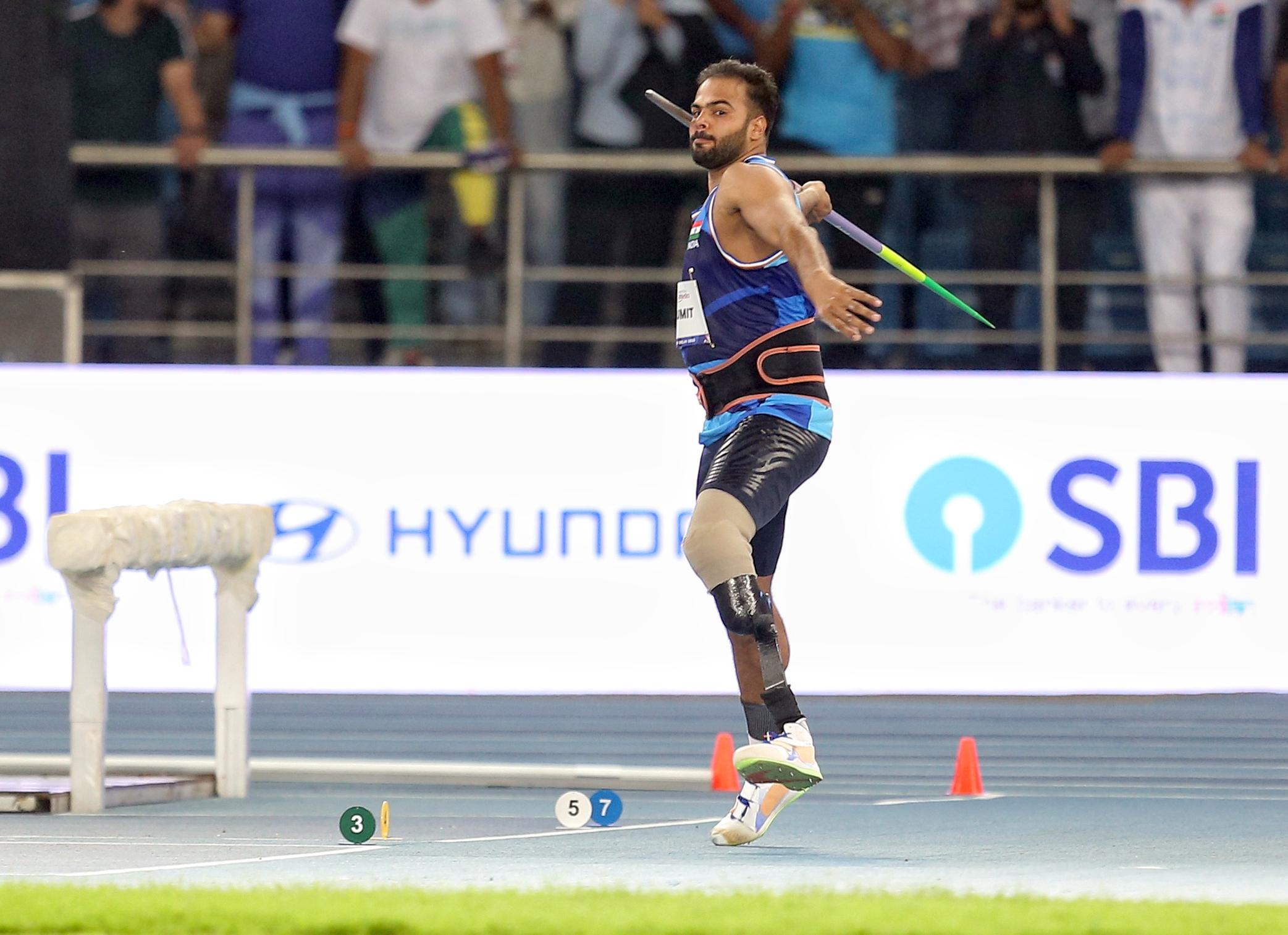 Sumit Antil throws 69.25m as India dominates Day 2 of New Delhi GP