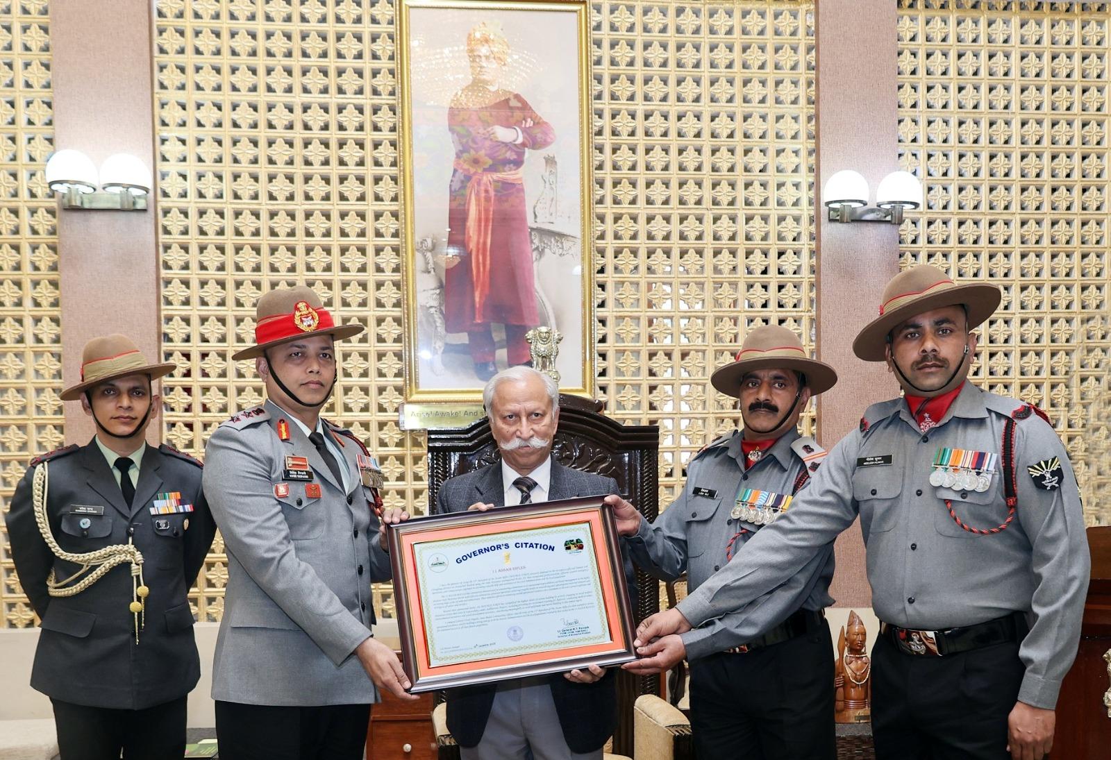 Assam Rifles key to peace in its area of responsibility: Arunachal Guv