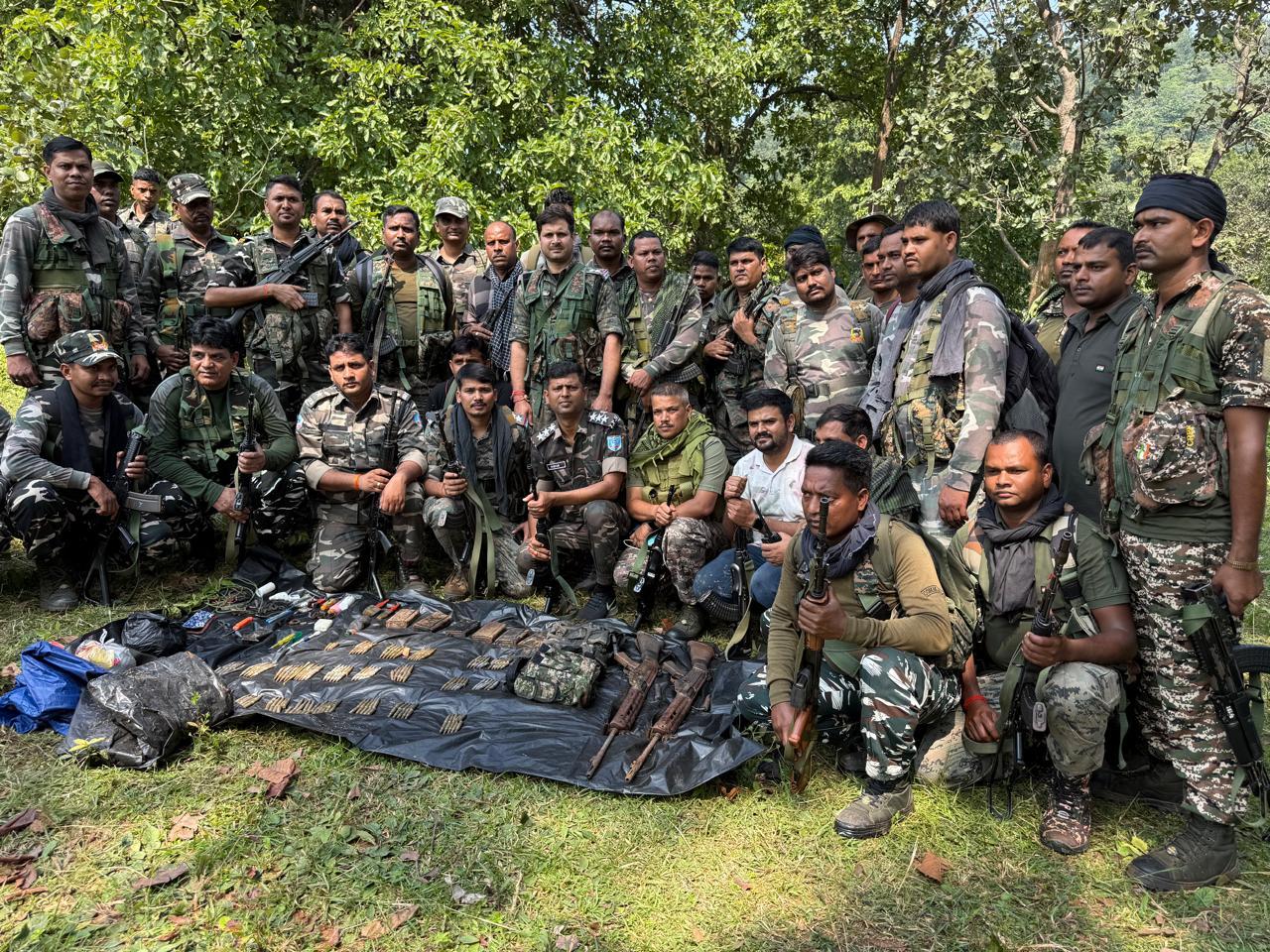 Huge cache of arms recovered from Maoist hideouts in Jharkhand’s Hazaribagh