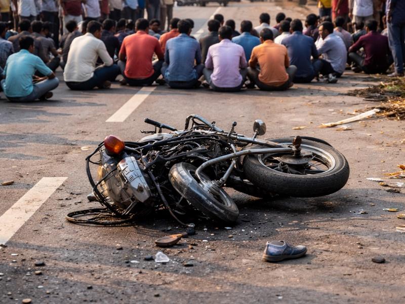 5 killed in separate road accidents in Bihar's Khagaria, NH-31 blocked in protest