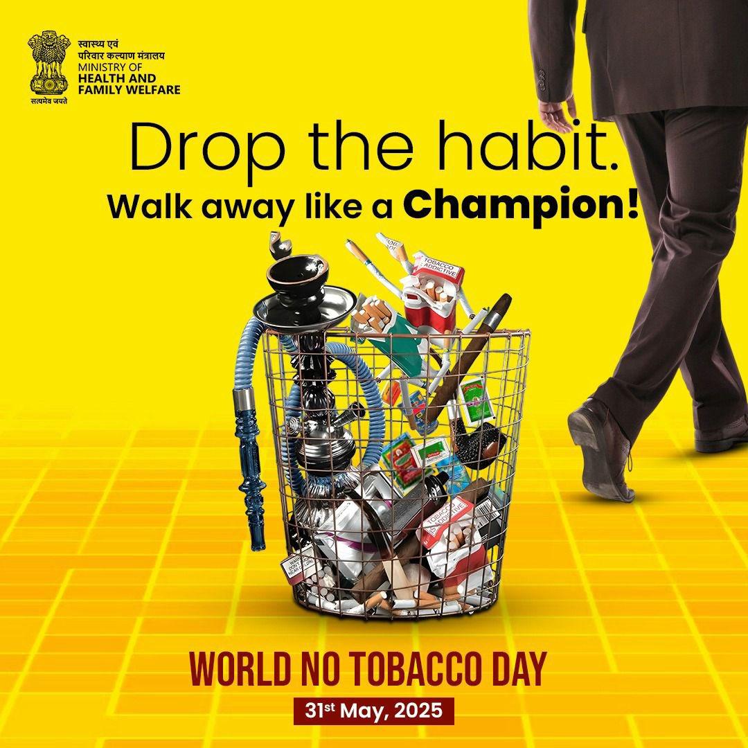 World No Tobacco Day: Urgent need to check deceptive marketing strategies, says Nadda