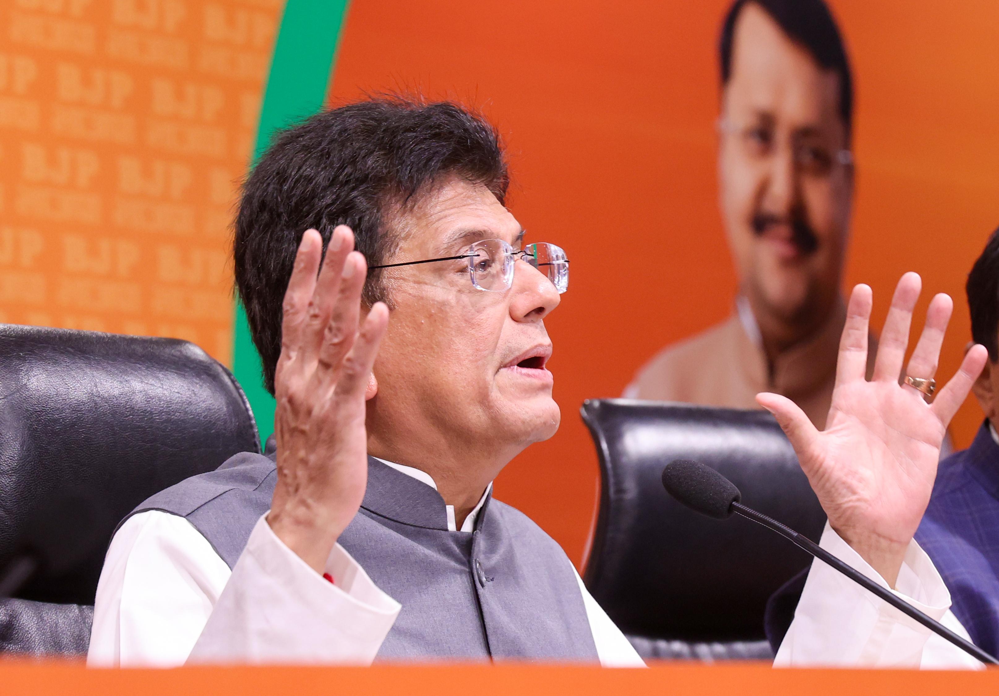 Piyush Goyal calls Rahul Gandhi a 'failed LoP’, accuses Cong of avoiding debate