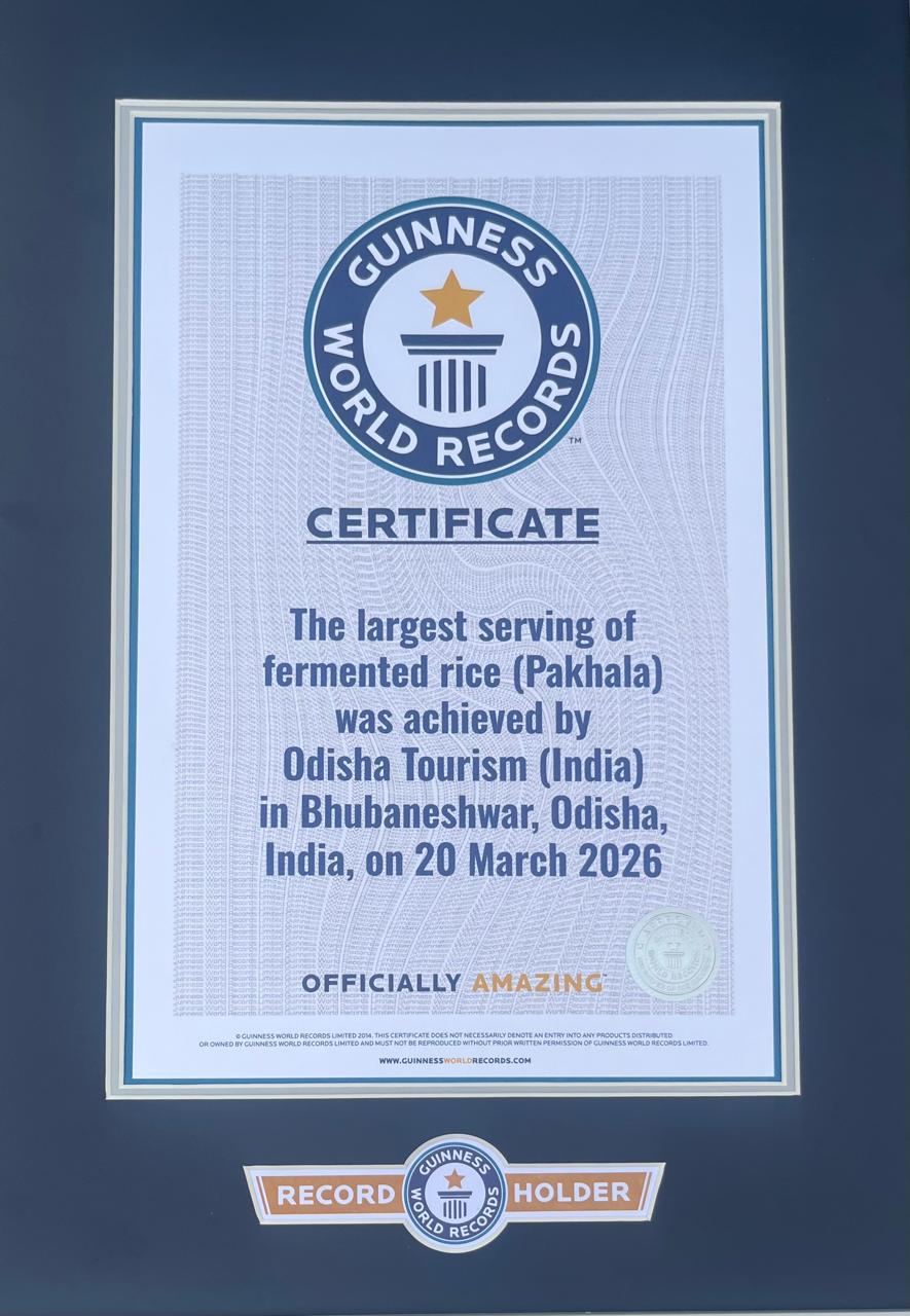 Odisha tourism achieves Guinness record for largest serving of 'Pakhala', CM Majhi hails feat