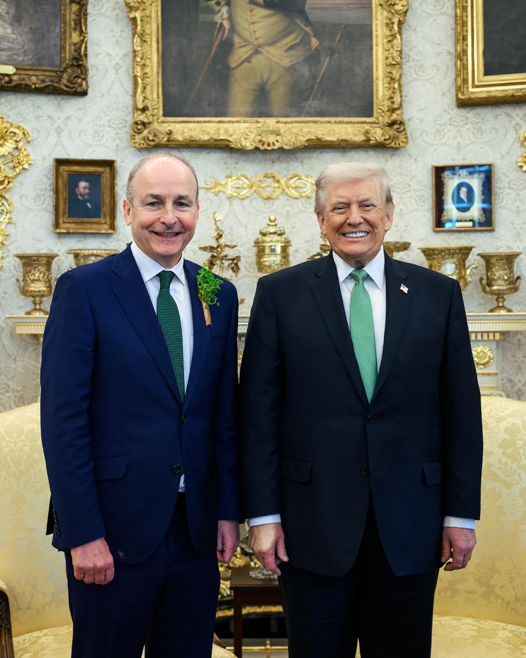 Trump celebrates Irish ties at White House
