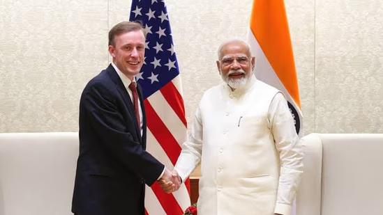 Jake Sullivan With Narendra Modi