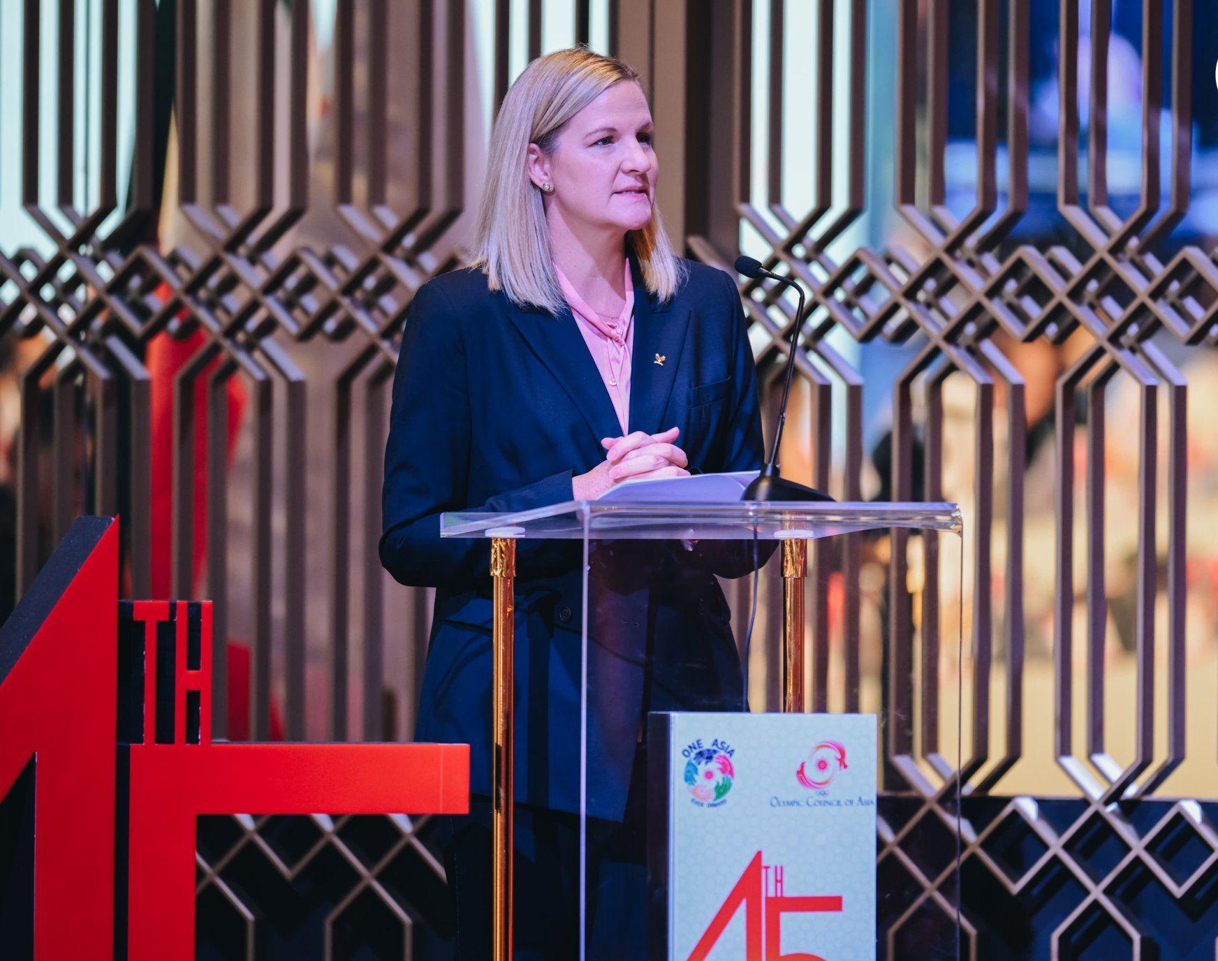 Kristy Coventry hails Asia's Olympic role at OCA General Assembly