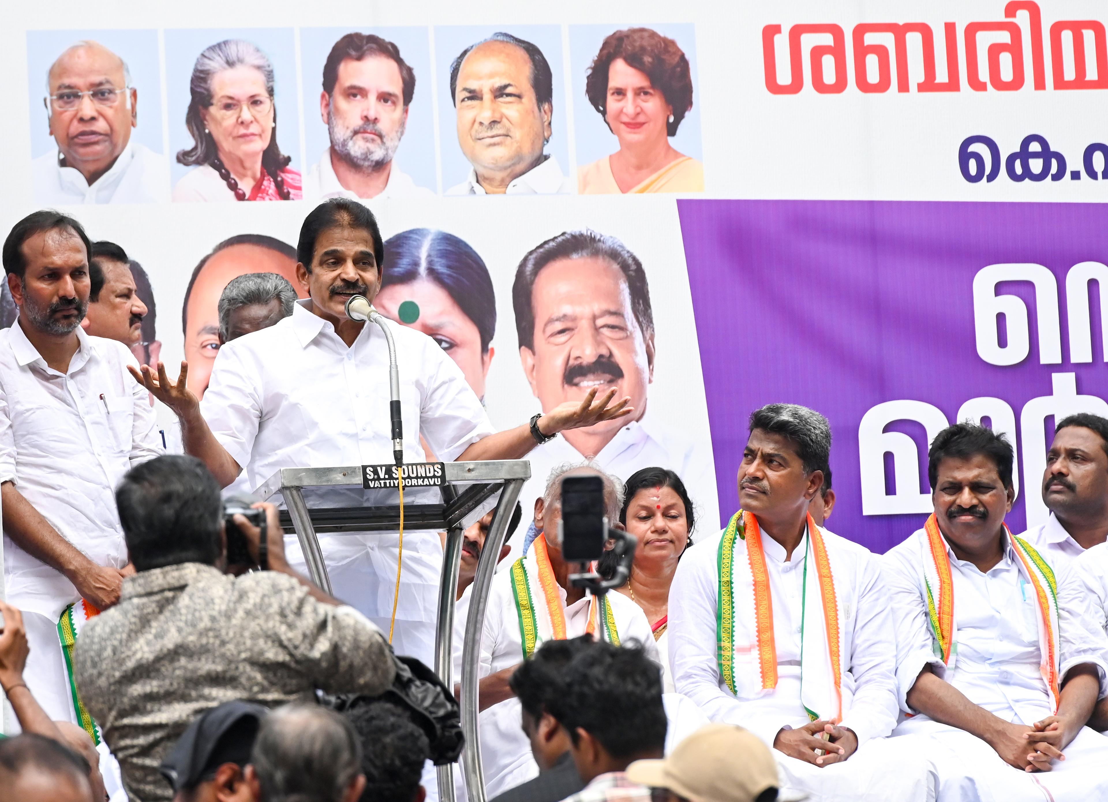 Congress to continue protest until TDB chief Vasu’s godfathers are arrested in Sabarimala gold heist: Venugopal