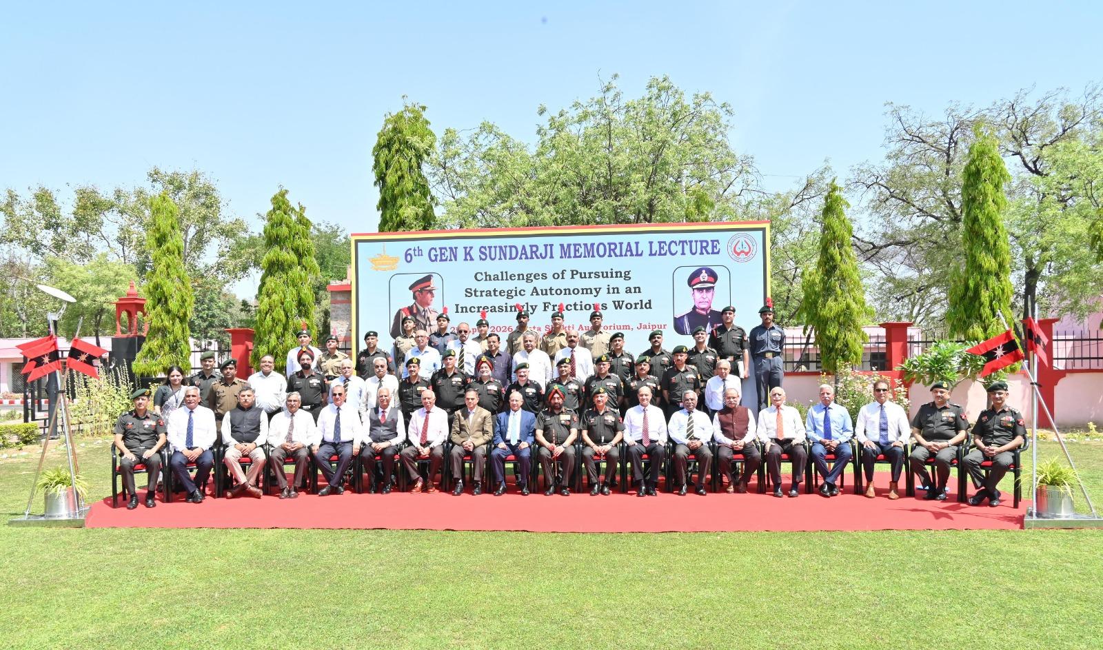 Strategic autonomy challenges discussed at Jaipur Military Station