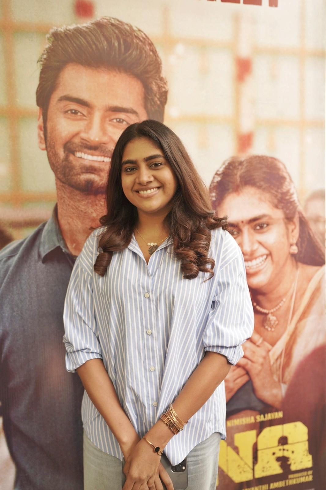 Nimisha Sajayan credits DNA director Nelson Venkatesan for outstanding performance in film