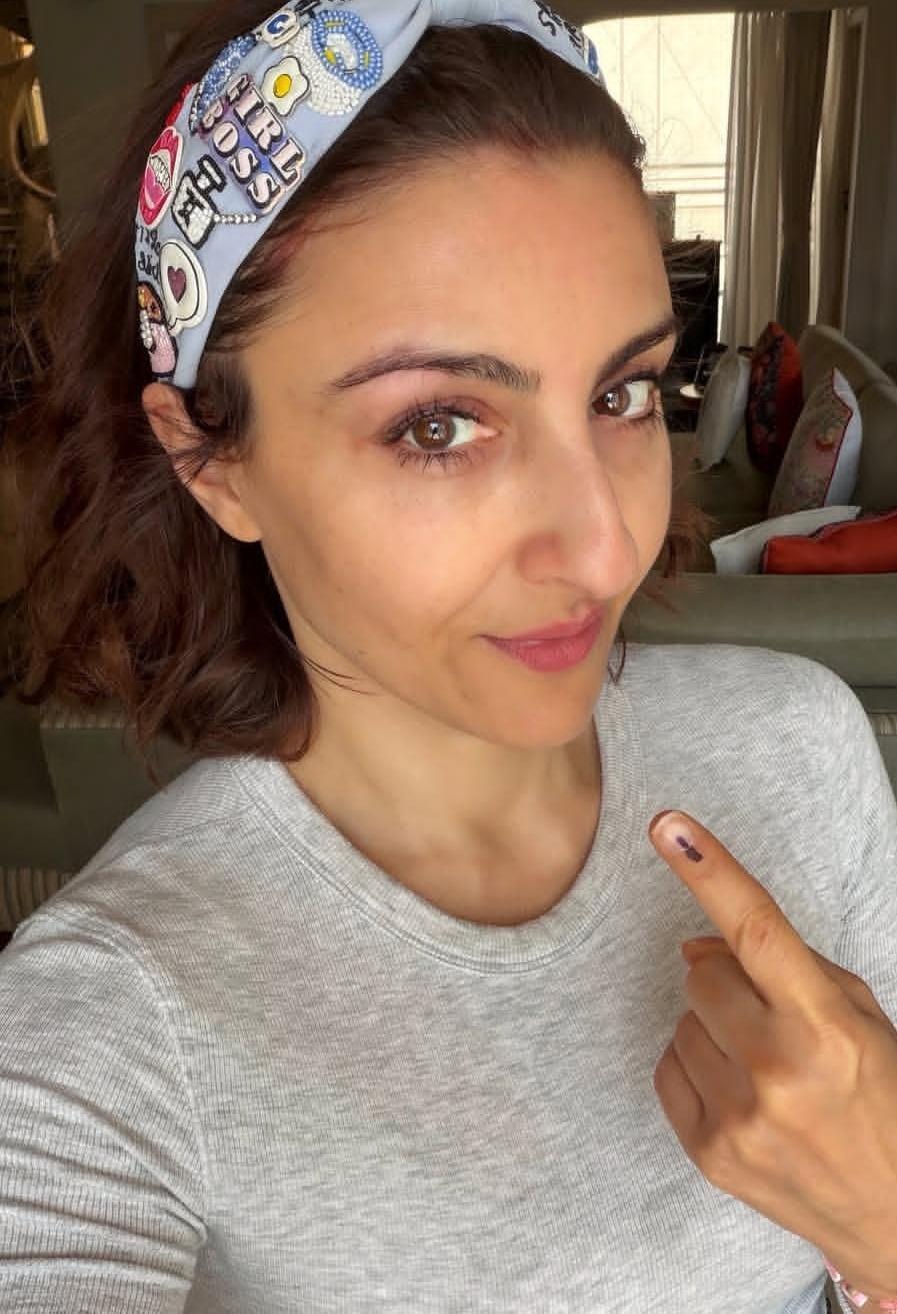 Maha local polls: Soha Ali Khan highlights Mumbai problems, asks people to vote & not just complain