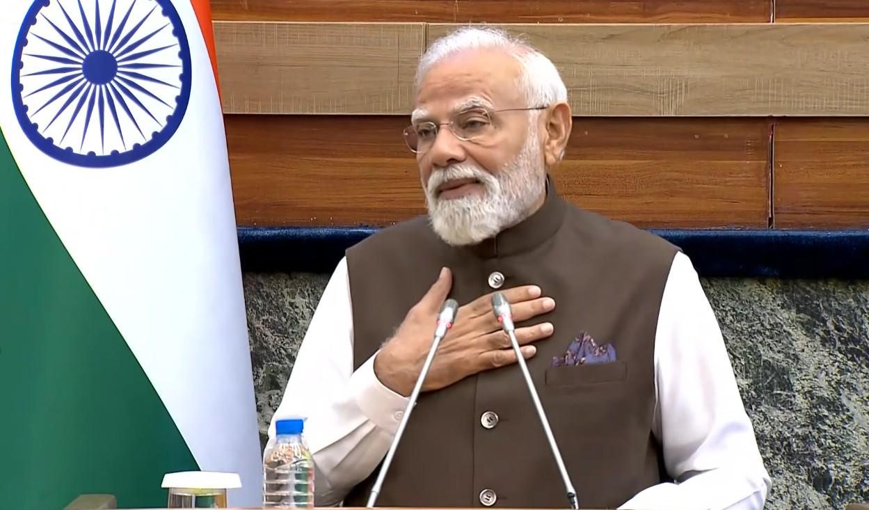 Both Vande Mataram, Ethiopian national anthem refer to our land as Mother: PM Modi