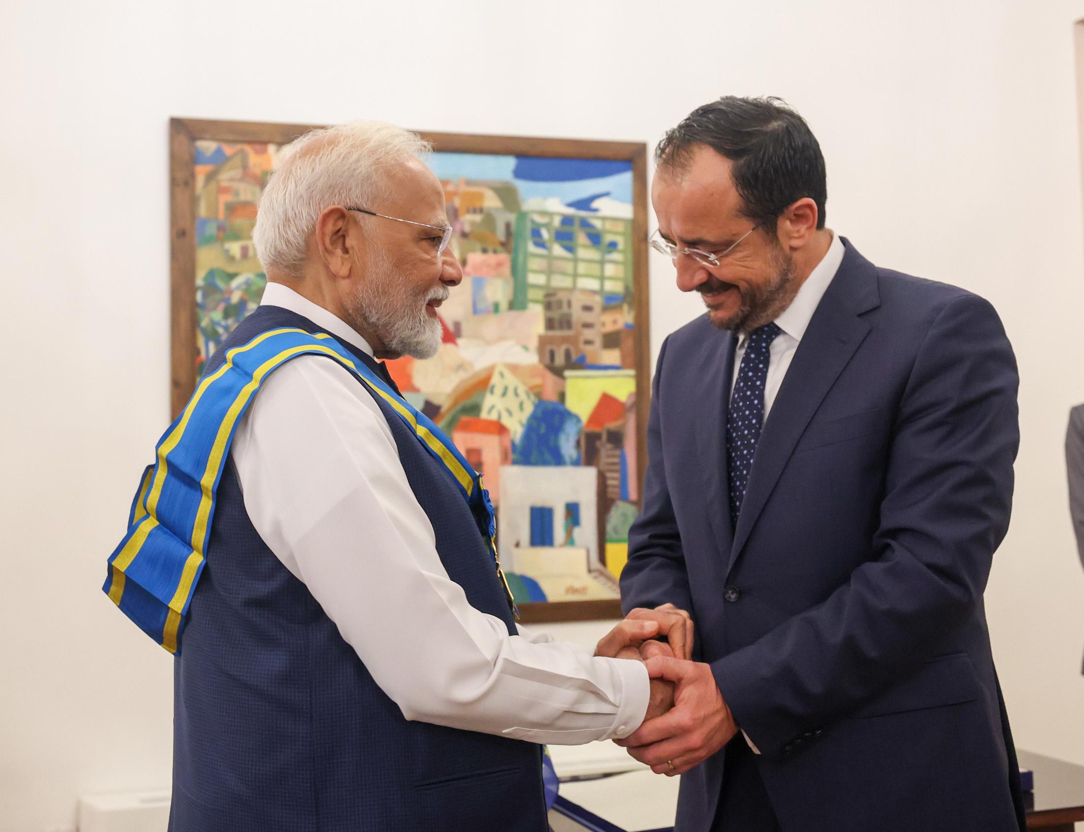 PM Modi's 23rd global honour reflects world acknowledging and respecting 'New India'