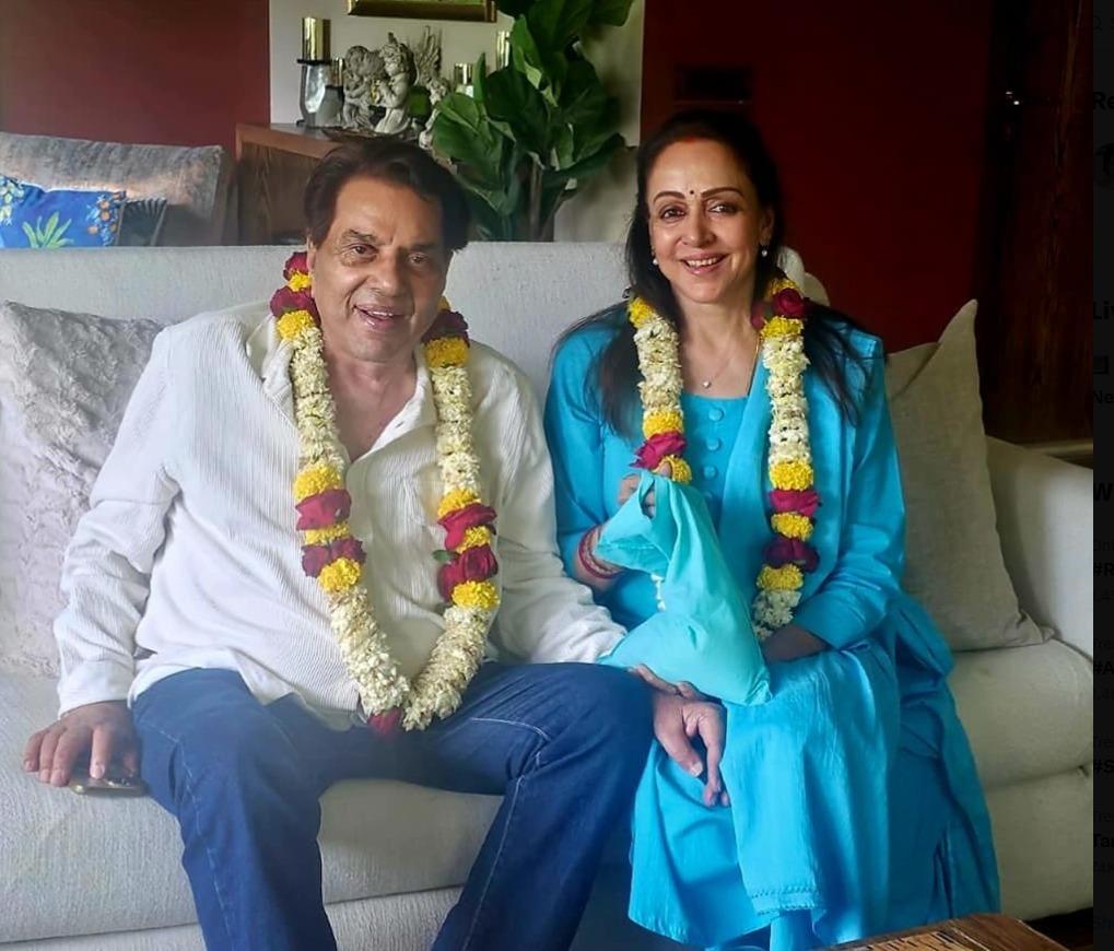 Hema Malini celebrates her life with Dharmendra, shares rare glimpses from their courtship